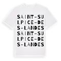 Saint-Sulpice-des-Landes ordlek t-shirt