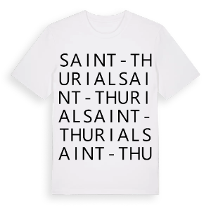 Saint-Thurial ordlek t-shirt – ekologisk bomull t-shirt från Pinshirt