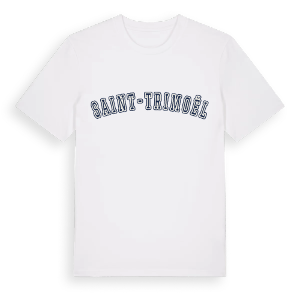 Saint-Trimoël college t-shirt – ekologisk bomull t-shirt från Pinshirt