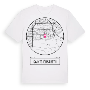 Sainte-Élisabeth t-shirt – ekologisk bomull t-shirt från Pinshirt