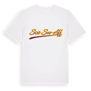 Sixt-sur-Aff baseball t-shirt – ekologisk bomull t-shirt från Pinshirt