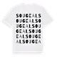 Sougeal ordlek t-shirt