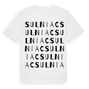 Sulniac ordlek t-shirt – ekologisk bomull t-shirt från Pinshirt