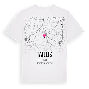 Taillis karta t-shirt – ekologisk bomull t-shirt från Pinshirt
