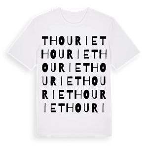 Thourie ordlek t-shirt – ekologisk bomull t-shirt från Pinshirt