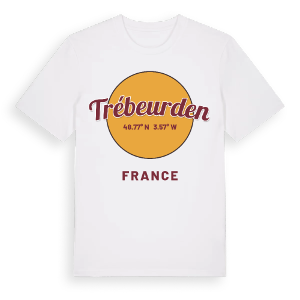Trébeurden cirkel t-shirt – ekologisk bomull t-shirt från Pinshirt