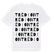 Trédion ordlek t-shirt