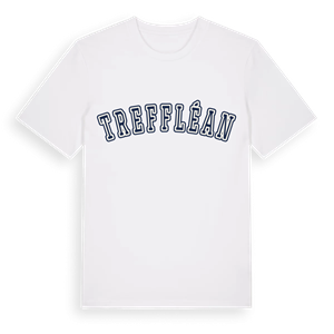 Treffléan college t-shirt – ekologisk bomull t-shirt från Pinshirt