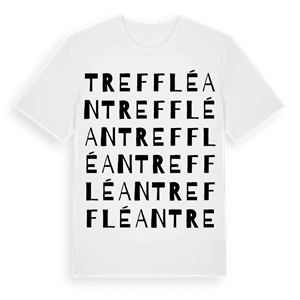Treffléan ordlek t-shirt – ekologisk bomull t-shirt från Pinshirt