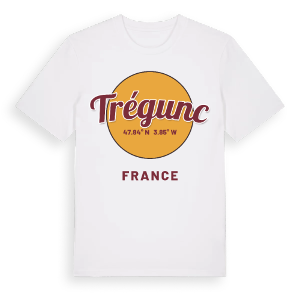 Trégunc cirkel t-shirt – ekologisk bomull t-shirt från Pinshirt