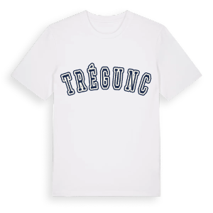 Trégunc college t-shirt – ekologisk bomull t-shirt från Pinshirt