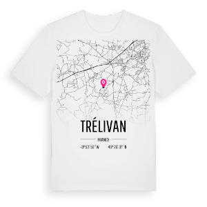 Trélivan karta t-shirt – ekologisk bomull t-shirt från Pinshirt
