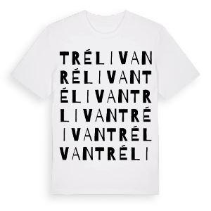 Trélivan ordlek t-shirt – ekologisk bomull t-shirt från Pinshirt