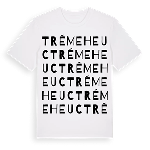 Trémeheuc ordlek t-shirt – ekologisk bomull t-shirt från Pinshirt