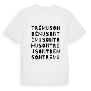 Trémuson ordlek t-shirt – ekologisk bomull t-shirt från Pinshirt