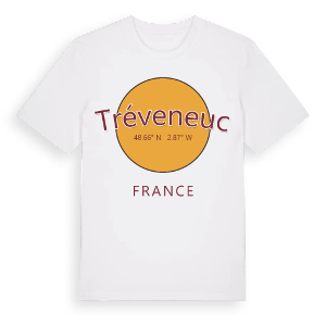 Tréveneuc cirkel t-shirt – ekologisk bomull t-shirt från Pinshirt