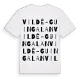 Vildé-Guingalan ordlek t-shirt