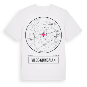 Vildé-Guingalan t-shirt – ekologisk bomull t-shirt från Pinshirt