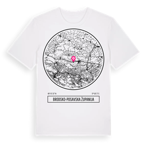 Brodsko-posavska županija t-shirt – ekologisk bomull t-shirt från Pinshirt