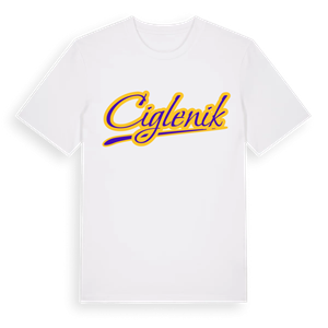 Ciglenik baseball t-shirt – ekologisk bomull t-shirt från Pinshirt