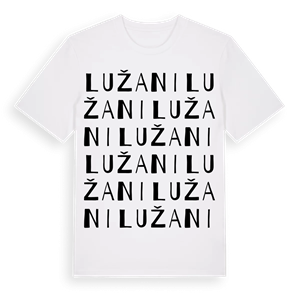 Lužani ordlek t-shirt – ekologisk bomull t-shirt från Pinshirt
