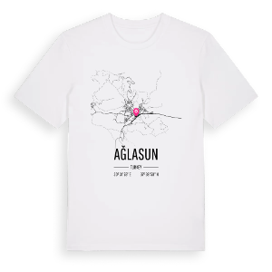 Ağlasun karta t-shirt – ekologisk bomull t-shirt från Pinshirt