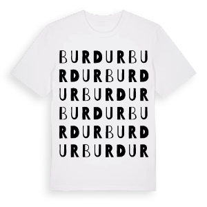 Burdur ordlek t-shirt – ekologisk bomull t-shirt från Pinshirt