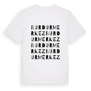 Burdur Merkez ordlek t-shirt – ekologisk bomull t-shirt från Pinshirt