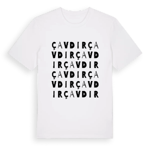 Çavdır ordlek t-shirt – ekologisk bomull t-shirt från Pinshirt