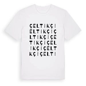 Çeltikçi ordlek t-shirt – ekologisk bomull t-shirt från Pinshirt