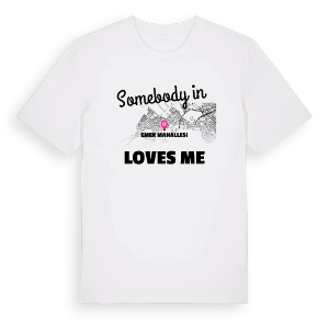 Någon i Emek Mahallesi älskar mig t-shirt – ekologisk bomull t-shirt från Pinshirt