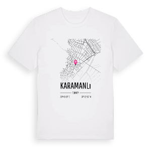 Karamanlı karta t-shirt – ekologisk bomull t-shirt från Pinshirt