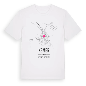 Kemer karta t-shirt – ekologisk bomull t-shirt från Pinshirt