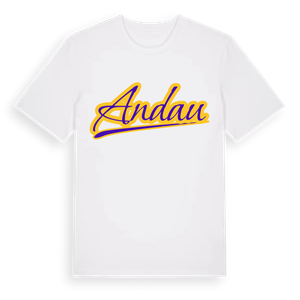 Andau baseball t-shirt – ekologisk bomull t-shirt från Pinshirt