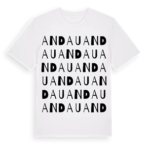 Andau ordlek t-shirt – ekologisk bomull t-shirt från Pinshirt
