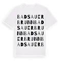 Bad Sauerbrunn ordlek t-shirt