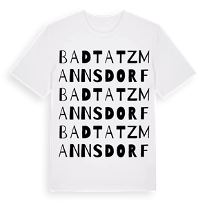 Bad Tatzmannsdorf ordlek t-shirt – ekologisk bomull t-shirt från Pinshirt