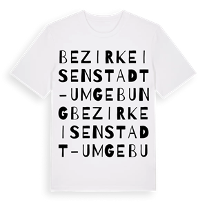 Bezirk Eisenstadt-Umgebung ordlek t-shirt – ekologisk bomull t-shirt från Pinshirt