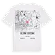 Bezirk Güssing karta t-shirt