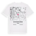 Bezirk Oberpullendorf karta t-shirt