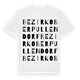 Bezirk Oberpullendorf ordlek t-shirt