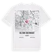 Bezirk Oberwart karta t-shirt