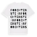 Forchtenstein ordlek t-shirt