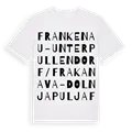 Frankenau-Unterpullendorf/Frakanava-Dolnja Pulja ordlek t-shirt