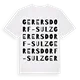 Gerersdorf-Sulz ordlek t-shirt