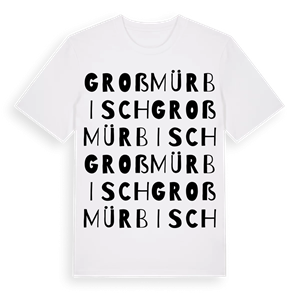 Großmürbisch ordlek t-shirt – ekologisk bomull t-shirt från Pinshirt