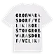 Großwarasdorf/Veliki Borištof ordlek t-shirt