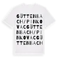 Güttenbach/Pinkovac ordlek t-shirt