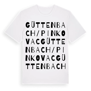 Güttenbach/Pinkovac ordlek t-shirt – ekologisk bomull t-shirt från Pinshirt