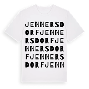 Jennersdorf ordlek t-shirt – ekologisk bomull t-shirt från Pinshirt